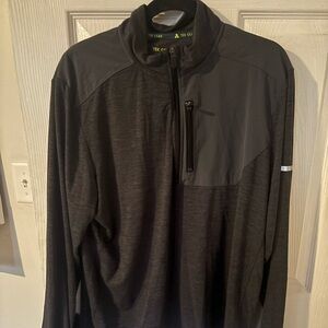 Tek Gear Unisex Dark Gray Quarter-Zip Jacket